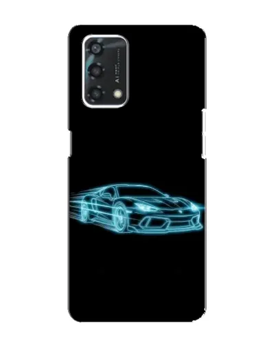 Чохол для OPPO A95 з картинкою «Неоновий контур Lamborghini» Чохол для OPPO A95 з картинкою «Неоновий контур Lamborghini»
