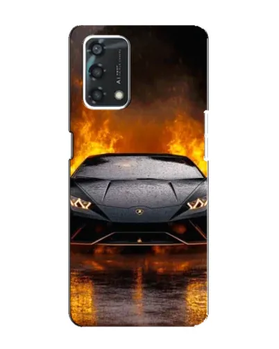 Чохол для OPPO A95 з картинкою «Lamborghini у вогні» Чохол для OPPO A95 з картинкою «Lamborghini у вогні»