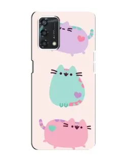 Чохол для OPPO A95 з картинкою «Pusheen тріо» Чохол для OPPO A95 з картинкою «Pusheen тріо»