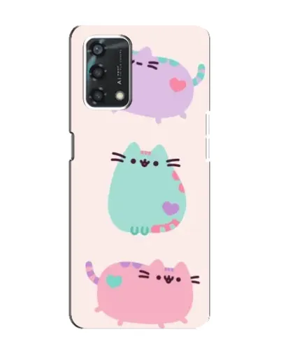 Чохол для OPPO A95 з картинкою «Pusheen тріо» Чохол для OPPO A95 з картинкою «Pusheen тріо»