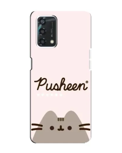 Чохол для OPPO A95 з картинкою «Pusheen логотип» Чохол для OPPO A95 з картинкою «Pusheen логотип»