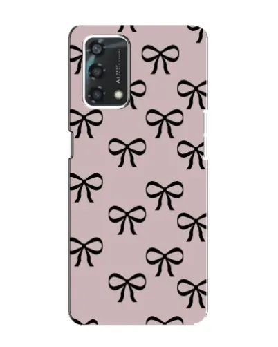 Чохол для OPPO A95 з картинкою «Чорні бантики»