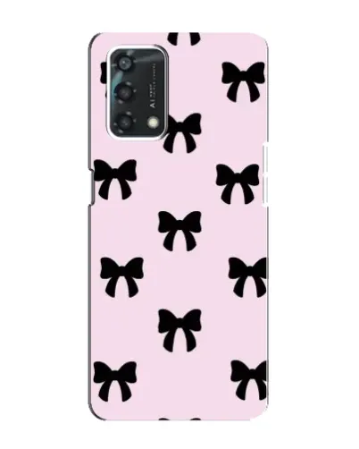 Чохол для OPPO A95 з картинкою «Чорні банти Coquette»