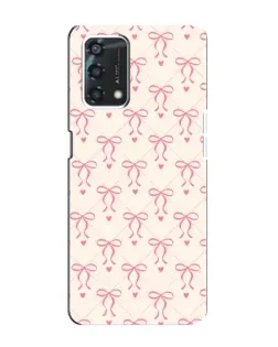 Чохол для OPPO A95 з картинкою «Рожеві бантики Coquette»