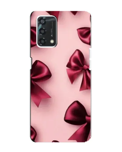 Чохол для OPPO A95 з картинкою «Бордовий атлас»