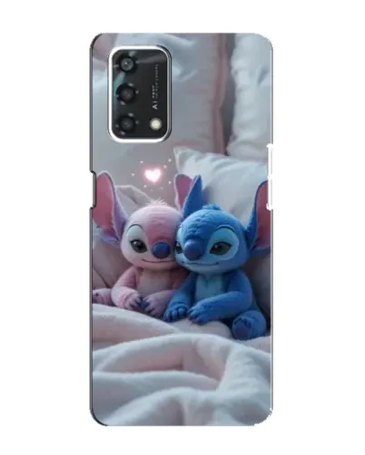 Чохол для OPPO A95 з картинкою «Плюшеві Стіч Ангел»