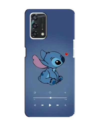 Чохол для OPPO A95 з картинкою «Музичний Stitch»