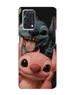 Чохол для OPPO A95 з картинкою «Стіч та Ангел»
