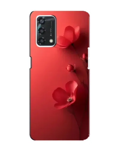 Чехол для OPPO A95 с картинкой «Маковые соцветия»
