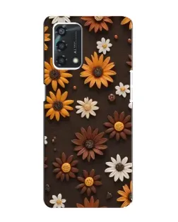 Чохол для OPPO A95 з картинкою «Візерунок з маленьких соняшників» Чохол для OPPO A95 з картинкою «Візерунок з маленьких соняшників»