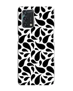 Чохол для OPPO A95 з картинкою «Контрастні чорні краплі»
