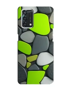 Чохол для OPPO A95 з картинкою «Яскрава неонова галька»
