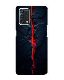 Чохол для OPPO A95 з картинкою «Червона лавова тріщина»