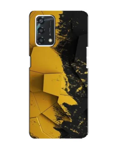 Чохол для OPPO A95 з картинкою «Золоті уламки геометрії»