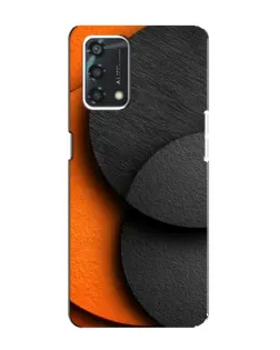 Чохол для OPPO A95 з картинкою «Геометрія помаранчевих кіл»