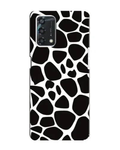 Чохол для OPPO A95 з картинкою «Чорно-білий жираф»