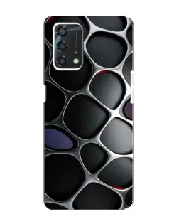 Чохол для OPPO A95 з картинкою «Об'ємна темна решітка»