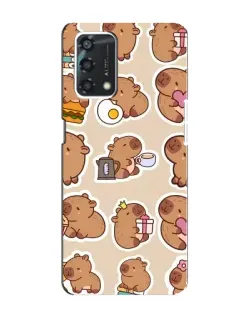 Чохол для OPPO A95 з картинкою «Капібари паттерн» Чохол для OPPO A95 з картинкою «Капібари паттерн»