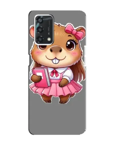 Чохол для OPPO A95 з картинкою «Дівчинка капібара»