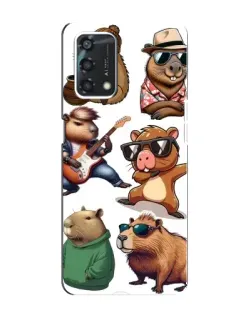 Чохол для OPPO A95 з картинкою «Круті капібари музиканти» Чохол для OPPO A95 з картинкою «Круті капібари музиканти»
