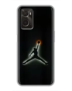 Чехол для OPPO A96 с картинкой «Jordan Gradient Logo» Чехол для OPPO A96 с картинкой «Jordan Gradient Logo»