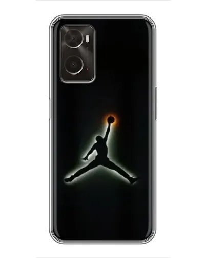 Чохол для OPPO A96 з картинкою «Jordan Gradient Logo»