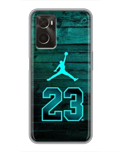 Чохол для OPPO A96 з картинкою «Jordan Cyan 23»