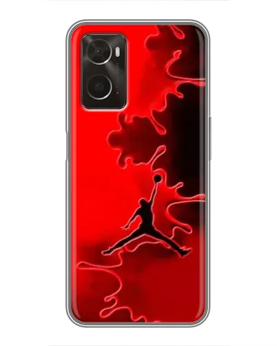 Чохол для OPPO A96 з картинкою «Jordan Red Smoke»