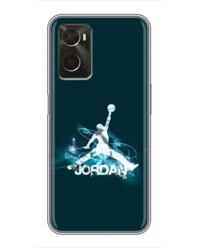 Чохол для OPPO A96 з картинкою «Jordan Blue Fire»