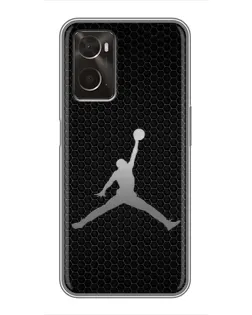 Чохол для OPPO A96 з картинкою «Jordan Dark Carbon»