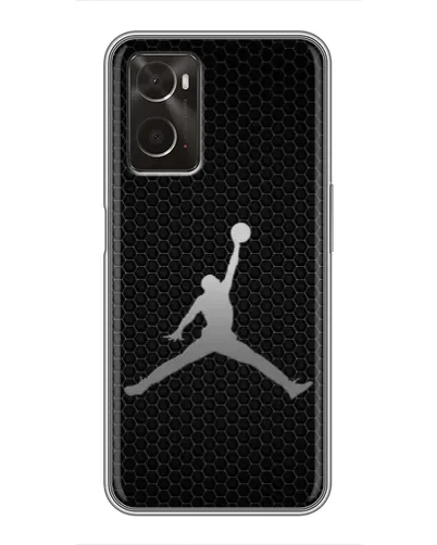 Чохол для OPPO A96 з картинкою «Jordan Dark Carbon»