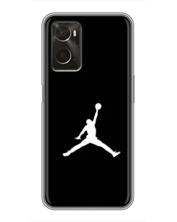 Чохол для OPPO A96 з картинкою «Jordan Silhouette»