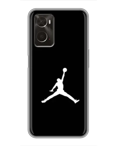 Чохол для OPPO A96 з картинкою «Jordan Silhouette»