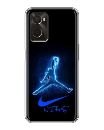 Чохол для OPPO A96 з картинкою «Jordan Neon Blue»