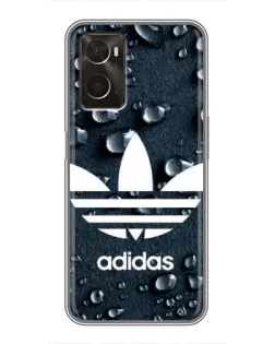 Чехол для OPPO A96 с картинкой «Adidas Trefoil Blue» Чехол для OPPO A96 с картинкой «Adidas Trefoil Blue»