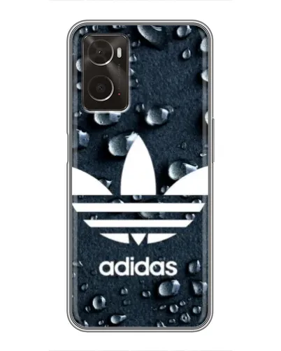 Чехол для OPPO A96 с картинкой «Adidas Trefoil Blue» Чехол для OPPO A96 с картинкой «Adidas Trefoil Blue»