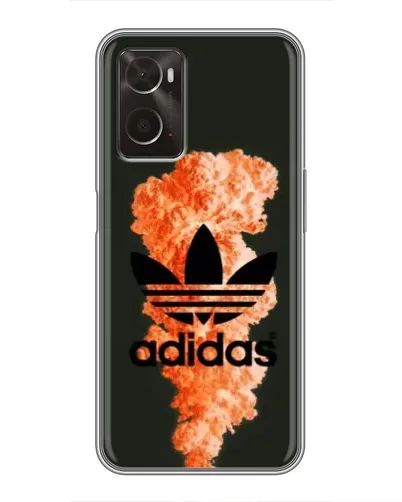Чехол для OPPO A96 с картинкой «Оранжевый дым Adidas» Чехол для OPPO A96 с картинкой «Оранжевый дым Adidas»