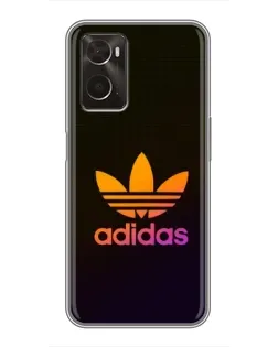 Чехол для OPPO A96 с картинкой «Градиент Adidas»