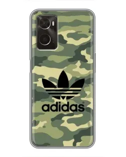 Чехол для OPPO A96 с картинкой «Милитари стиль Adidas»