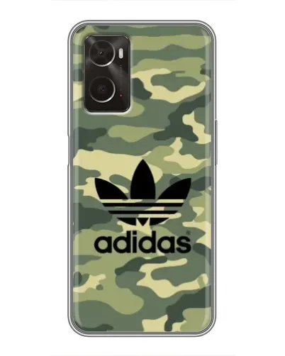 Чехол для OPPO A96 с картинкой «Милитари стиль Adidas» Чехол для OPPO A96 с картинкой «Милитари стиль Adidas»