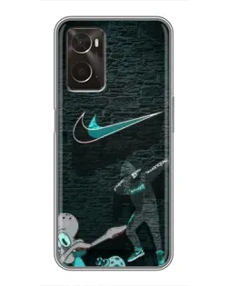 Чехол для OPPO A96 с картинкой «Спортивный арт Nike» Чехол для OPPO A96 с картинкой «Спортивный арт Nike»