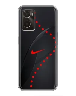 Чехол для OPPO A96 с картинкой «Абстрактный дизайн Nike» Чехол для OPPO A96 с картинкой «Абстрактный дизайн Nike»