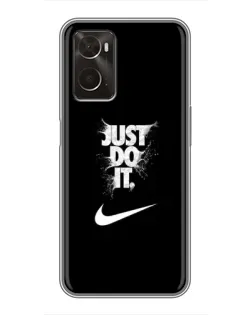 Чехол для OPPO A96 с картинкой «Текстовый принт Nike» Чехол для OPPO A96 с картинкой «Текстовый принт Nike»