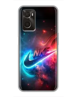Чехол для OPPO A96 с картинкой «Огненный логотип Nike» Чехол для OPPO A96 с картинкой «Огненный логотип Nike»