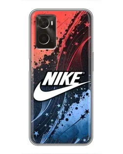 Чехол для OPPO A96 с картинкой «Градиентный принт Найк» Чехол для OPPO A96 с картинкой «Градиентный принт Найк»
