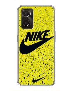 Чехол для OPPO A96 с картинкой «Желтый текстурный Nike» Чехол для OPPO A96 с картинкой «Желтый текстурный Nike»