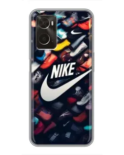 Чехол для OPPO A96 с картинкой «Коллекция кроссовок Nike» Чехол для OPPO A96 с картинкой «Коллекция кроссовок Nike»