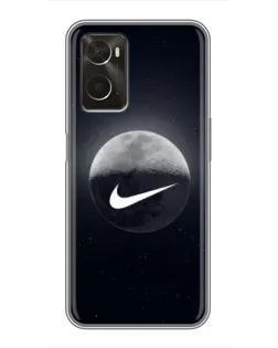 Чехол для OPPO A96 с картинкой «Nike в стиле граффити» Чехол для OPPO A96 с картинкой «Nike в стиле граффити»