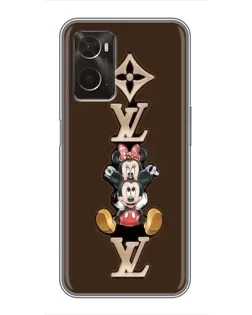 Чохол для OPPO A96 з картинкою «LV та Міккі Маус» Чохол для OPPO A96 з картинкою «LV та Міккі Маус»