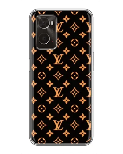 Чохол для OPPO A96 з картинкою «Золота монограма LV» Чохол для OPPO A96 з картинкою «Золота монограма LV»